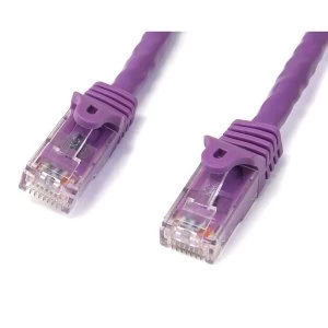 StarTech 10 feet Snagless Cat6 UTP Patch Cable ETL Verified Purple