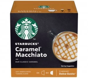Dolce Gusto Caramel Macchiato Coffee Pods - Pack of 12