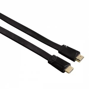 Hama High Speed HDMI Cable Plug - Plug Flat Ethernet 1.5m