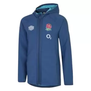 Umbro England Rugby Shower Jacket Juniors - Blue