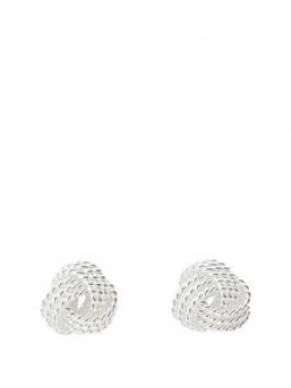 The Love Silver Collection Knot Studs