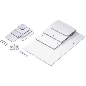 Rittal PK 9550.000 Mounting plate Phenolic paper Grey-white (RAL 7035)