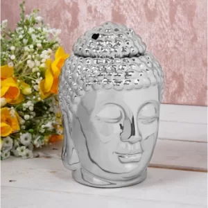 Wax/oil Warmer Buddha Silver