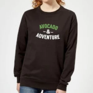 Avocado and Adventure Womens Sweatshirt - Black - 5XL