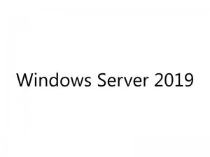 Windows Server 2019 Standard (Dell ROK)