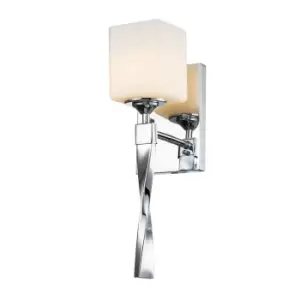 Kichler Marette Wall Lamp with Shade Polished Chrome, IP44