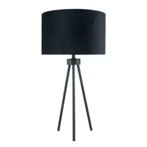 Pacific Lifestyle Tripod Table Lamp, Black