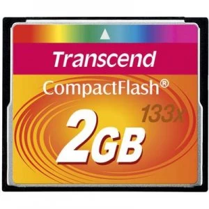 Transcend Standard 133x CompactFlash card 2 GB
