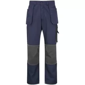 Alexandra Mens Tungsten Holster Work Trousers (42T) (Navy/Grey) - Navy/Grey