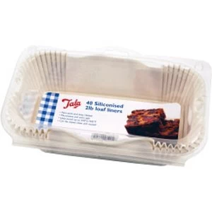 Tala Siliconised Greaseproof Loaf Tin Liners (Set of 40) 2lb