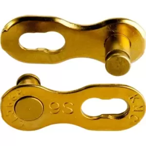 KMC 9speed Ti-N Gold Reusable Missing Link 6.6mm (x2)