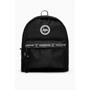 Hype Crest Backpack (One Size) (Black/White) - Black/White