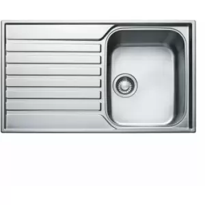 Ascona ASX611-86 1.0 Bowl Stainless Steel Inset Reversible Kitchen Sink - Franke