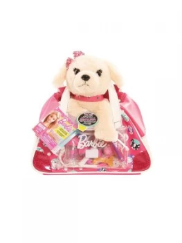 Barbie Vet Bag Set With Light Brown Puppy