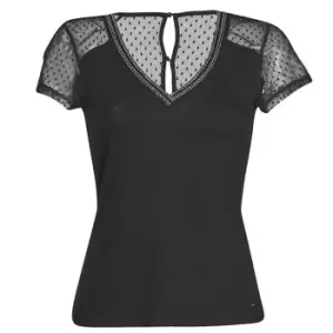 Morgan DUCHY womens T shirt in Black - Sizes S,M,L,XL,XS