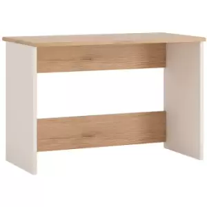 4kids Desk in Light Oak and White High Gloss - Light Oak and white High Gloss