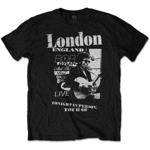 Bob Dylan - Scraps Mens X-Large T-Shirt - Black
