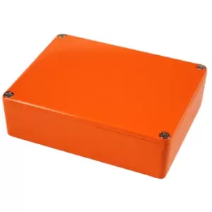 Hammond 1590BBOR Aluminium 'Stomp Box' Enclosure Orange (119 x 94 ...