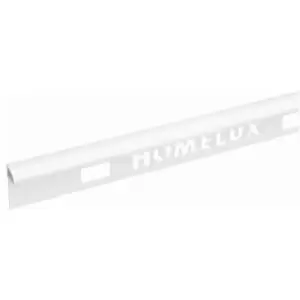 Homelux 8mm Pvc Quadrant White Tile Trim 2.44m