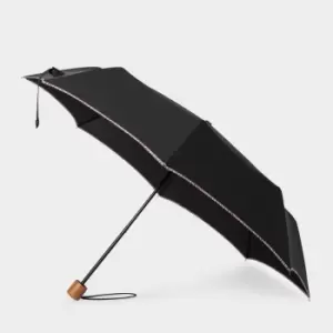 Paul Smith Contrast-Trimmed Shell Fold-Up Umbrella