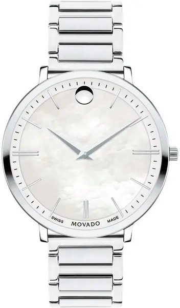 Movado Watch Ultra Slim Ladies D - White MVD-100