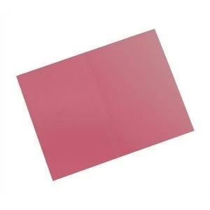 5 Star Foolscap Square Cut Folders Manilla 315gm2 Red Pack of 100 Folders