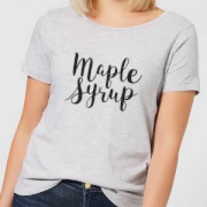 Maple Syrup Womens T-Shirt - Grey - 4XL