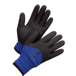 Cut Resistant Gloves, Nitrile Coated, Thermal, Size 11
