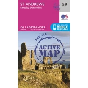 St Andrews, Kirkcaldy & Glenrothes by Ordnance Survey (Sheet map, folded, 2016)