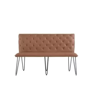 Kettle Interiors Studded Back 1.4m Bench Tan