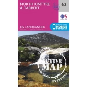North Kintyre & Tarbert by Ordnance Survey (Sheet map, folded, 2016)