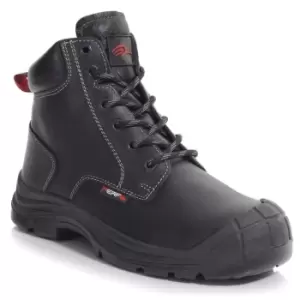 PB58C The Sharp Black Boot S3 CRHeat and Slip Resistant Size 4