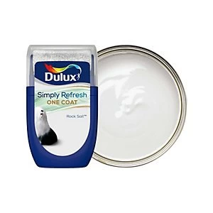 Dulux Simply Refresh One Coat Rock Salt Matt Emulsion Paint 30ml