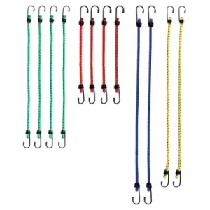 12x Bungee Cords Luggage Set 95cm x 8mm a~