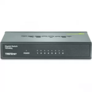 TRENDnet 8-Port Gigabit GREENnet Switch, TEG-S82G, Ethernet Splitter, Ethernet/Network Switch