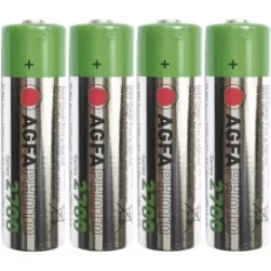 Agfaphoto AA/HR6 Rechargeable Mignon Batteries (4 Pack)