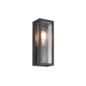 Bobov Outdoor Sconce Wall Lamp 1x E27 Black IP65