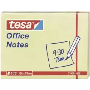 Tesa Office Notes 100 Sheets, Yellow 100 x 75 mm