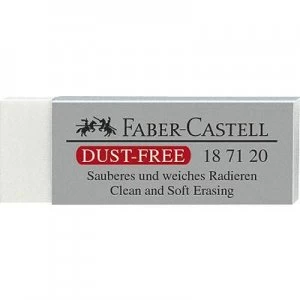 Faber-Castell Dust-free 187120 Eraser type White