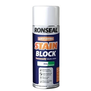 Ronseal White Ceilings & walls Stain block Paint 400ml