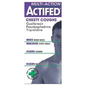 Actifed Multi-Action Chesty Coughs Syrup 100ml