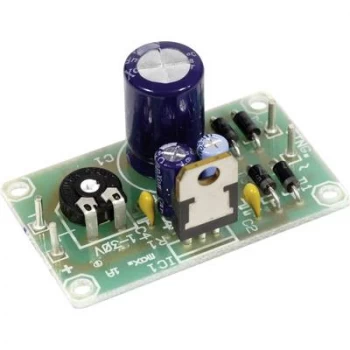 Circuit board voltage regulator for LM 317-T Output voltage 1.2 - 32 V DC pre-assembled (incl. voltage regulator)