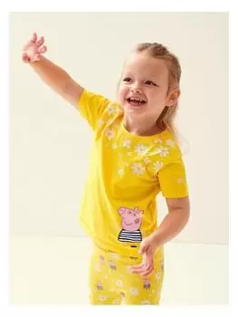 Boys, Regatta Kids Peppa Pig Graphic T-Shirt - Yellow, Yellow, Size 5-6 Years
