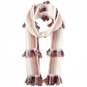Maison De Nimes Oversized fringe scarf - Multi-Coloured