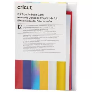 Cricut Insert Cards FOIL Celebration R40 Card set Red, Blue