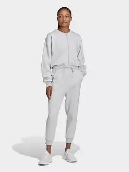 adidas Studio Lounge 7/8 Length Fleece All in One, Grey Size XS Women