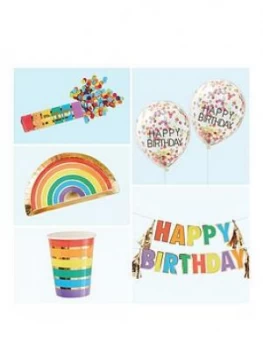 Ginger Ray Rainbow Birthday Party Bundle
