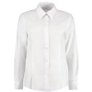 KK361 L/S White Ladies Oxford Shirt Size 10