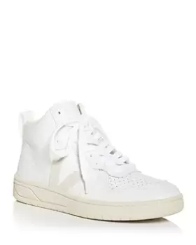 Veja Womens V-15 Mid Top Sneakers