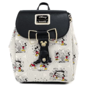 Loungefly Disney Minnie Mickey Bow Hardware Aop Backpack
